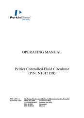 PerkinElmer Peltier N1015158 Operating Manual