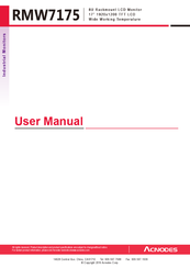 Acnodes RMW7175 User Manual