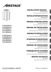 Fujitsu AirStage AJH108GALH Installation Manual
