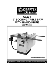 Craftex CX204 User Manual