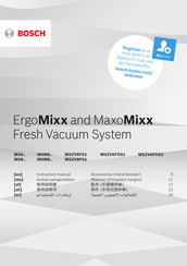 Bosch+Sohn ErgoMixx Instruction Manual