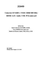 Lex Computech 2I260D Manual