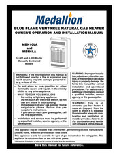 Medallion MBN6LA Owner's Operation And Installation Manual
