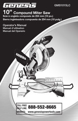 Genesis GMS1015LC Operator's Manual