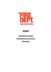 Fire dept WD60 Installation Manual Operating Instructions Warranty