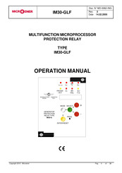 MICROENER IM30-GLF Operation Manual