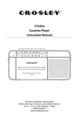 Crosley CT102A Instruction Manual