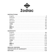 Zodiac 8371B Manual