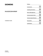 Siemens RUGGEDCOM M969F Installation Manual