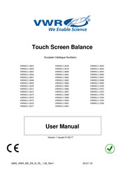 VWR VWRI611-3706 User Manual