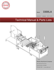 Atlanta 3300LA Technical Manual & Parts Lists
