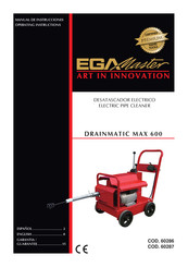 EGAmaster DRAINMATIC MAX 600 Operating Instructions Manual
