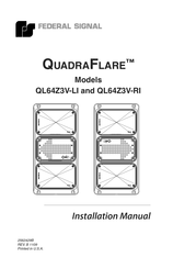 Federal Signal Corporation QuadraFlare QL64Z3V-LI Installation Manual