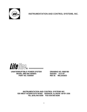 ICS Lifeline M95-600 Series Operating Instructions Manual