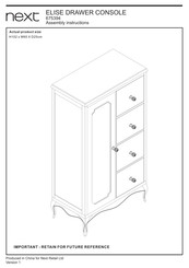 Next 675394 Assembly Instructions Manual
