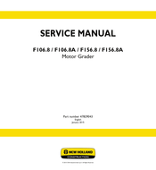 New Holland F156.8 Service Manual