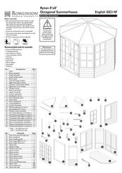 Rowlinson Garden Products SS214F Assembly Instructions Manual