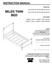 Dorel DA7319TB1-BL Instruction Manual