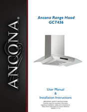 Ancona GCT436 User's Manual & Installation Instructions