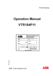 ABB VTR184P11 Operation Manual