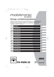 Waeco Mobitronic RV-RMM-56 Installation And Operating Instructions Manual