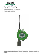 Macurco TracXP TXP-WTA Instruction Manual