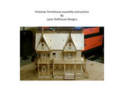 Laser Dollhouse Designs Victorian Farmhouse Assembly Instructions Manual