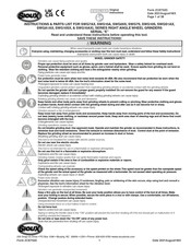 Sioux Tools SWG7AX Series Instructions-Parts List Manual