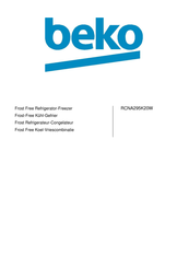 Beko RCNA295K20W Manual