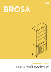 BROSA Enzo Small Bookcase Assembly Manual
