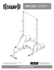 Body Champ PBC1835 Owner's Manual