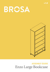 BROSA Enzo Large Bookcase Assembly Manual