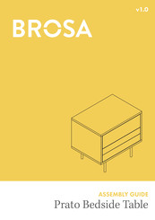 BROSA Prato Bedside Table Assembly Manual