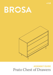 BROSA Prato Chest of Drawers Assembly Manual