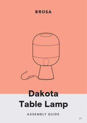 BROSA Dakota Table Lamp Assembly Manual