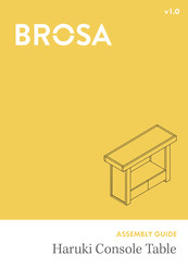 BROSA Haruki Console Table Assembly Manual