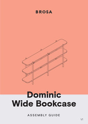 BROSA Dominic Wide Bookcase Assembly Manual