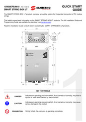 Santerno SMART STRING BOX LT Quick Start Manual