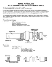 ASTRO-PHYSICS 1200 Manual