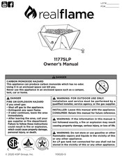 RealFlame 11775LP Owner's Manual