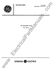 GE IAC51V Instructions Manual