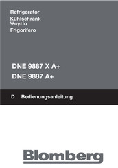 Blomberg DNE 9887 X A+ Manual