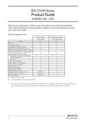 Contec BX-T1000 Series Product Manual
