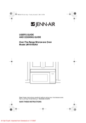 Jenn-Air JMV8100AA User's Manual And Cooking Manual