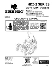 Bush Hog HDZ-2 Series Operator's Manual