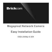 Brickcom OSD-200Np-S 30X Easy Installation Manual