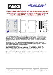 AMG AMG3787E-1-DR-1550-HP Instruction Manual