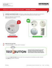 Universal Security Instruments MI3050S Product Identification Manual