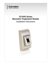 CAMDEN CV-940 Series Installation Instructions Manual