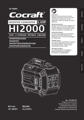 Cotech Cocraft HI2000 Original Instructions Manual